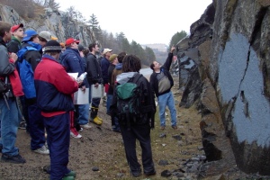 Cambrian Geology Students in the Field