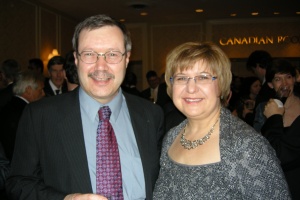 Don Bubar, President Avalon Ventures Ltd; MaryAnn Mihychuk, Director of Corporate Relations, HudBay Minerals Inc.