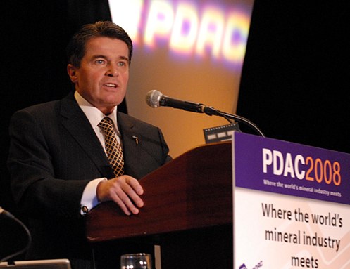 Honourable Gary Lunn - Canadian Minister of Natural Resources - Toronto PDAC -Government Photo