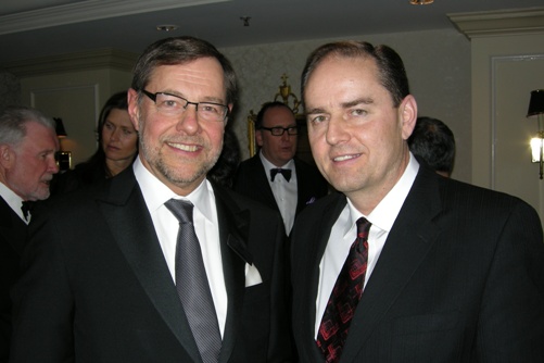 (l-r) Jim Gowans, President & CEO DeBeers Canada, Tim Gitzel, Senior Vice President & COO Cameco Corporation