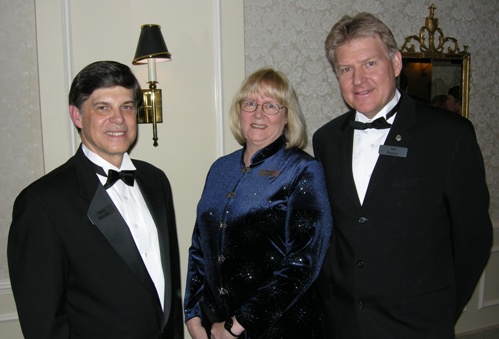 Terry Bowles, President & CEO, Iron Ore Company of Canada, Marilyn Scales, Field Editor, Canadian Mining Journal, Ian Pearce, CEO Xstrata Nickel