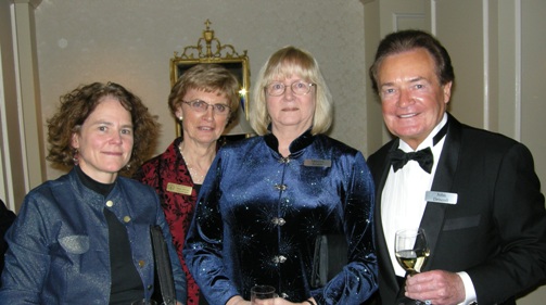 (left to right) Virginia Heffernan, Nean Allman, Marilyn Scales, John Driscoll