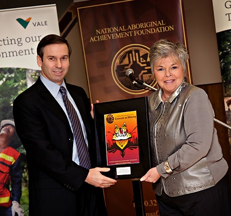 John Pollesel, COO Vale Canada and Director for Base Metals Operations, North Atlantic Region; Roberta Jamieson, President and CEO (NAAF)