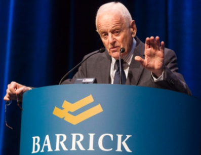 Barrick Gold Corporation Founder and Chairman Peter Munk.