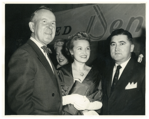 Prime Minister Lester Pearson, Betty and Stephen Roman.